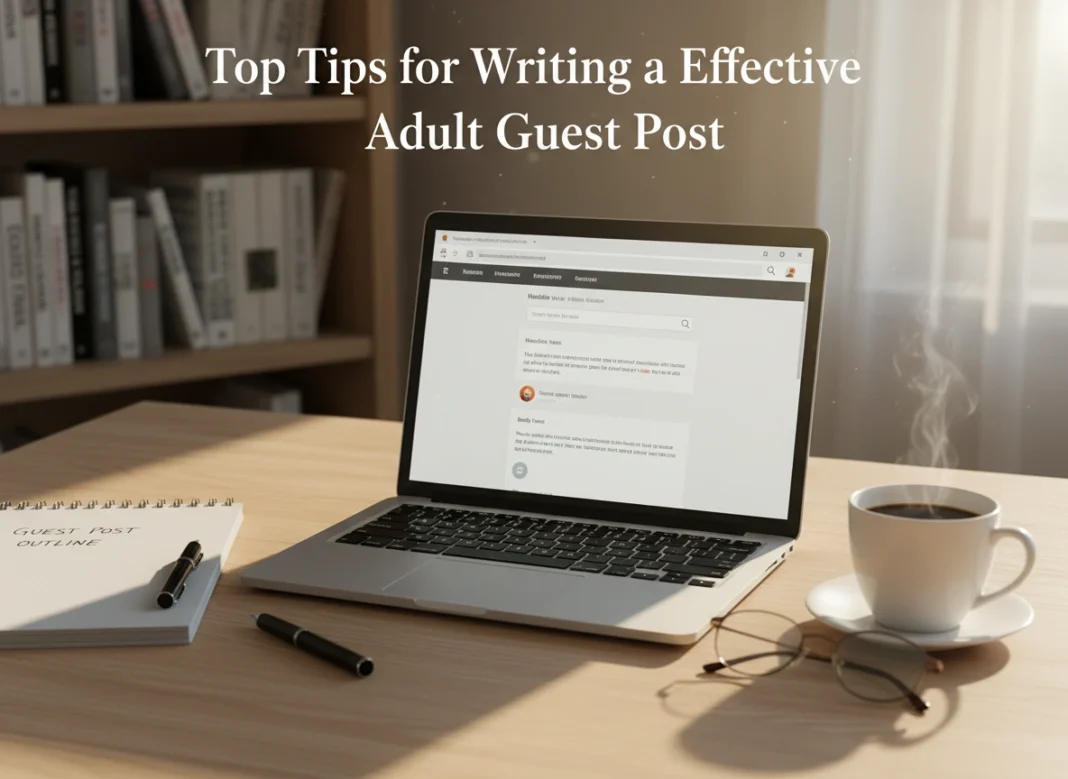 Top tips for writing an effective adult guest post
