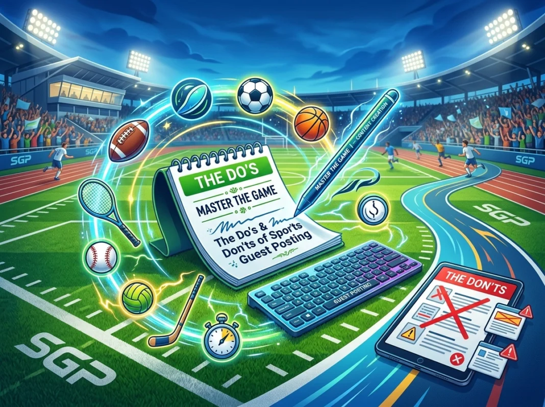 Master the Game: The Do's and Don'ts of Sports Guest Posting
