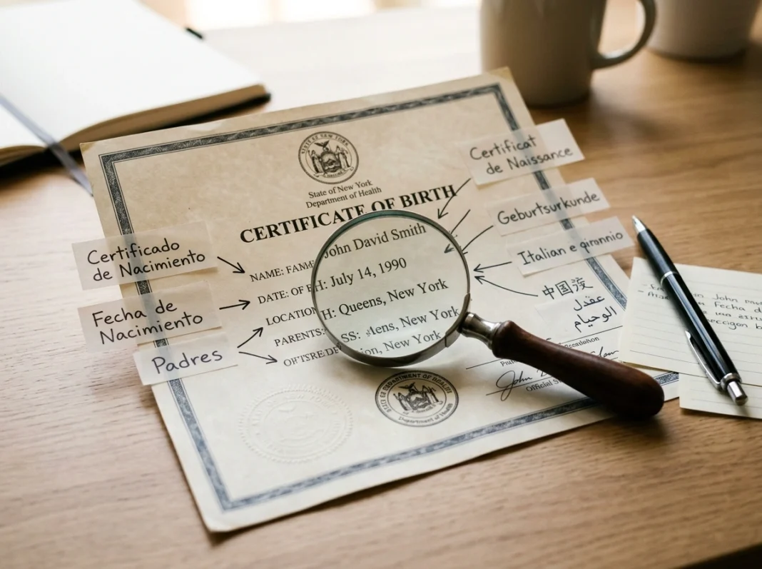 Top Questions to Ask When Translating Your Birth Certificate Locally